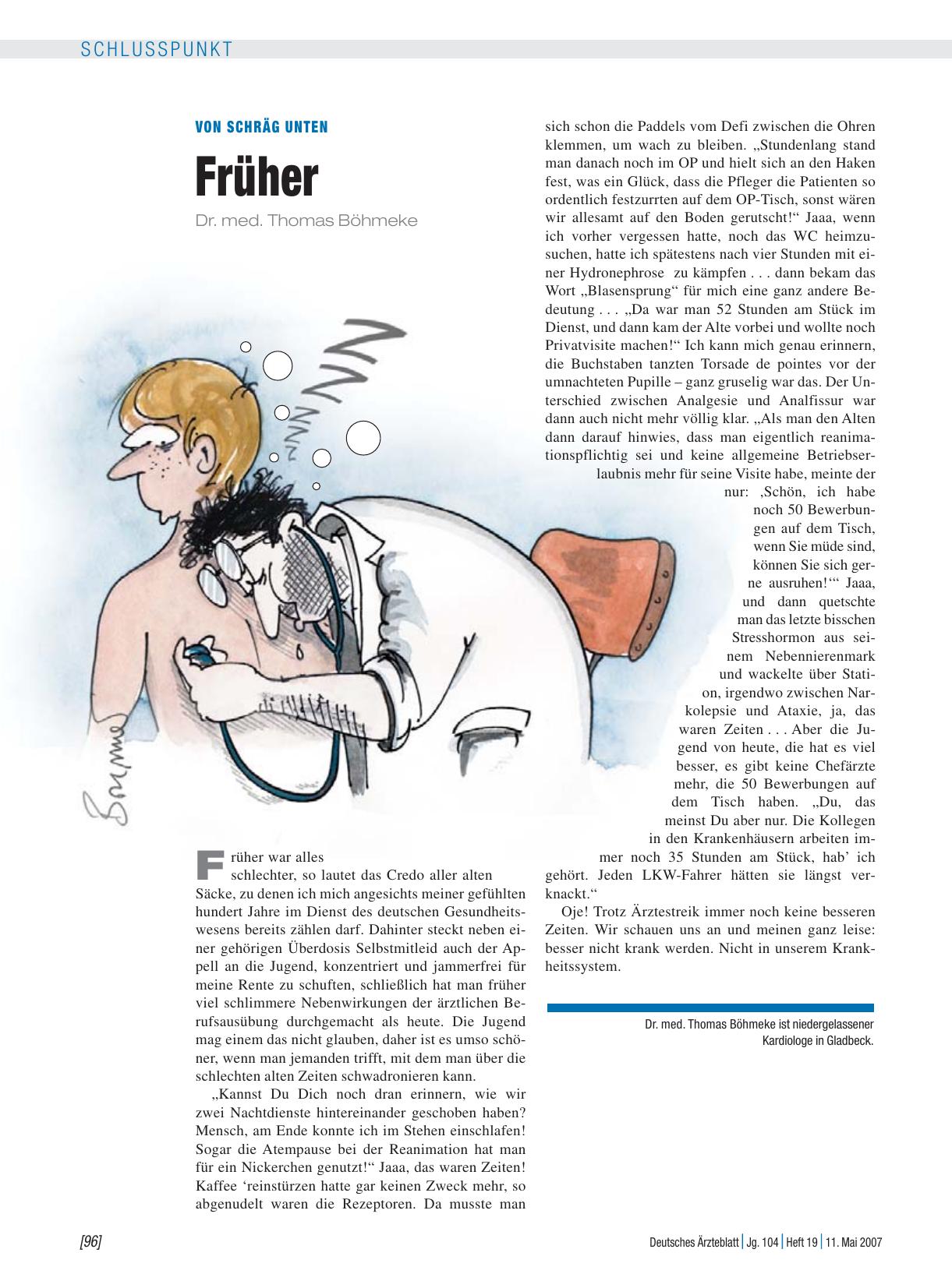 Vorschauseite 1: Von schräg unten: Früher