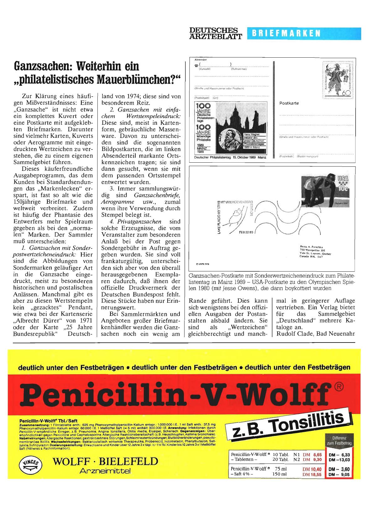 Vorschauseite 1: Ganzsachen: Weiterhin ein „philatelistisches Mauerblümchen? “