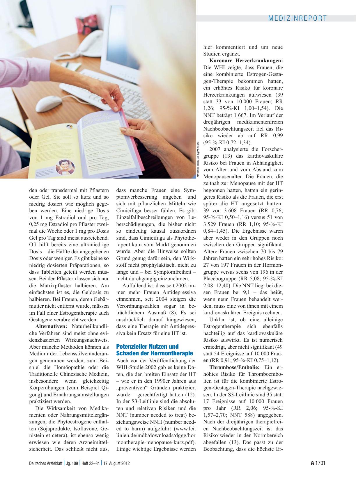 Vorschauseite 2: Postmenopausale Therapie mit und ohne Hormone: Was in der Praxis heute zählt