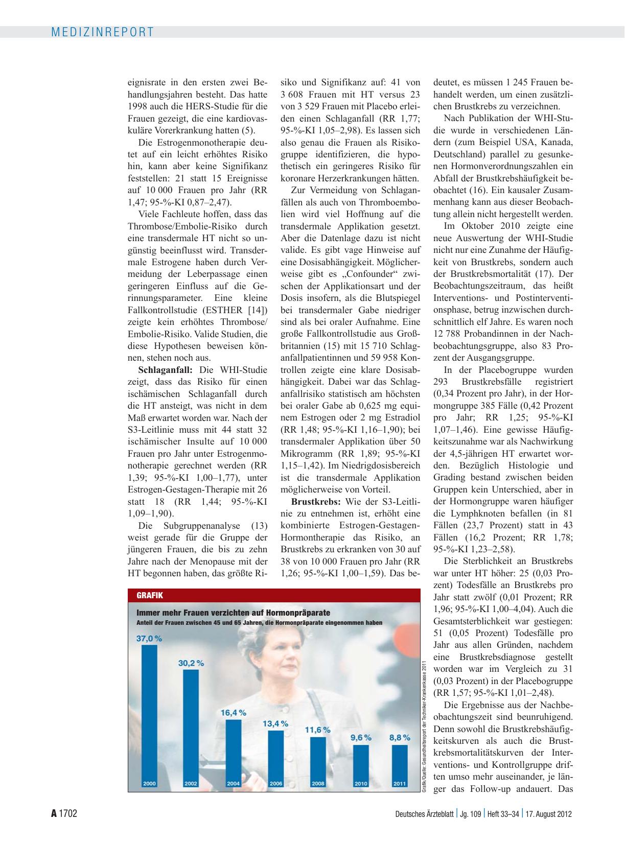Vorschauseite 3: Postmenopausale Therapie mit und ohne Hormone: Was in der Praxis heute zählt