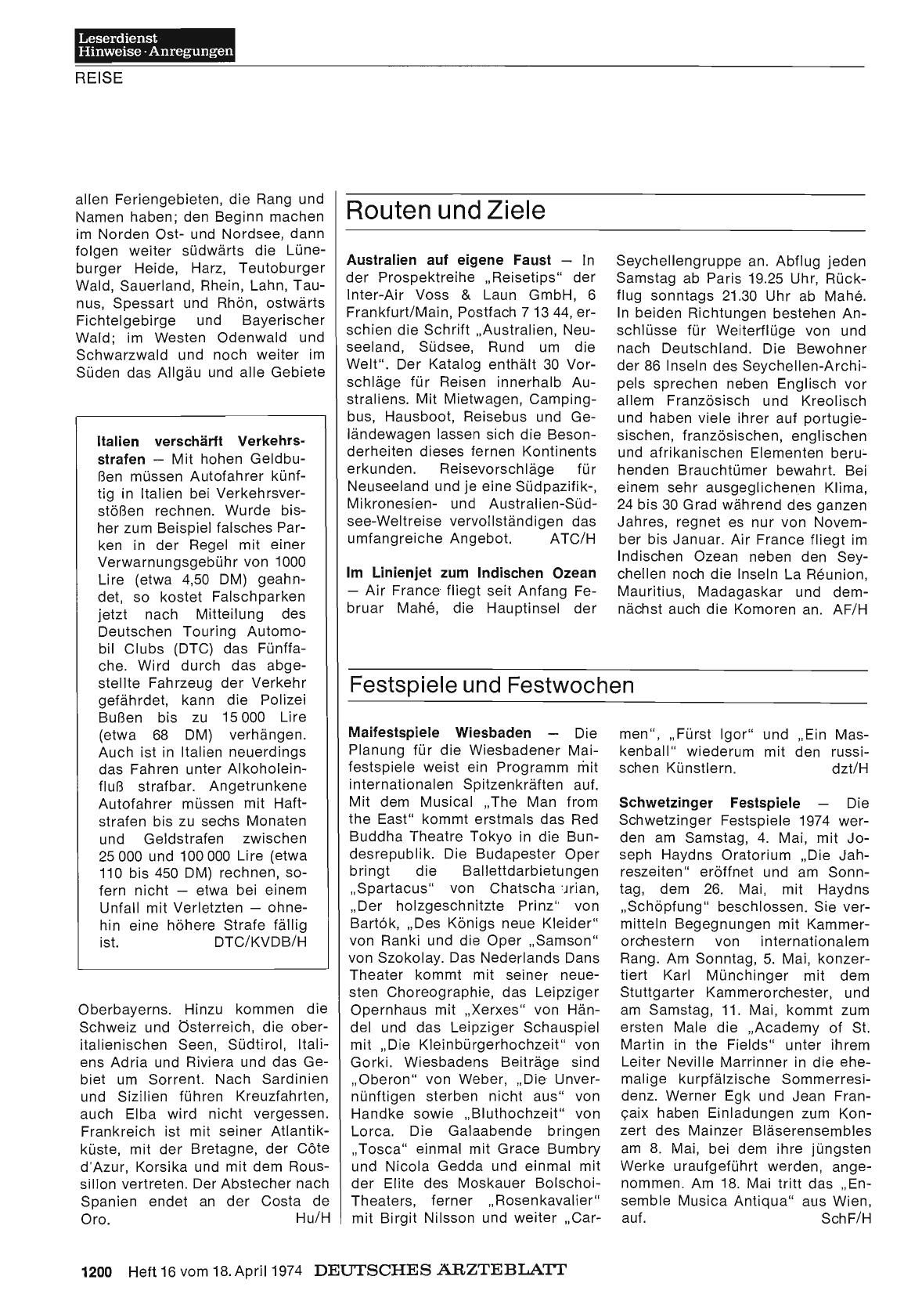 Vorschauseite 1: Festspiele und Festwochen