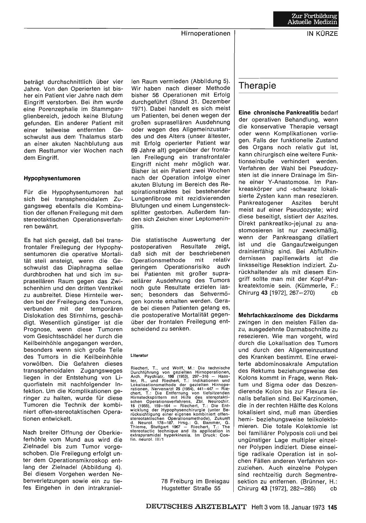 Vorschauseite 1: Therapie