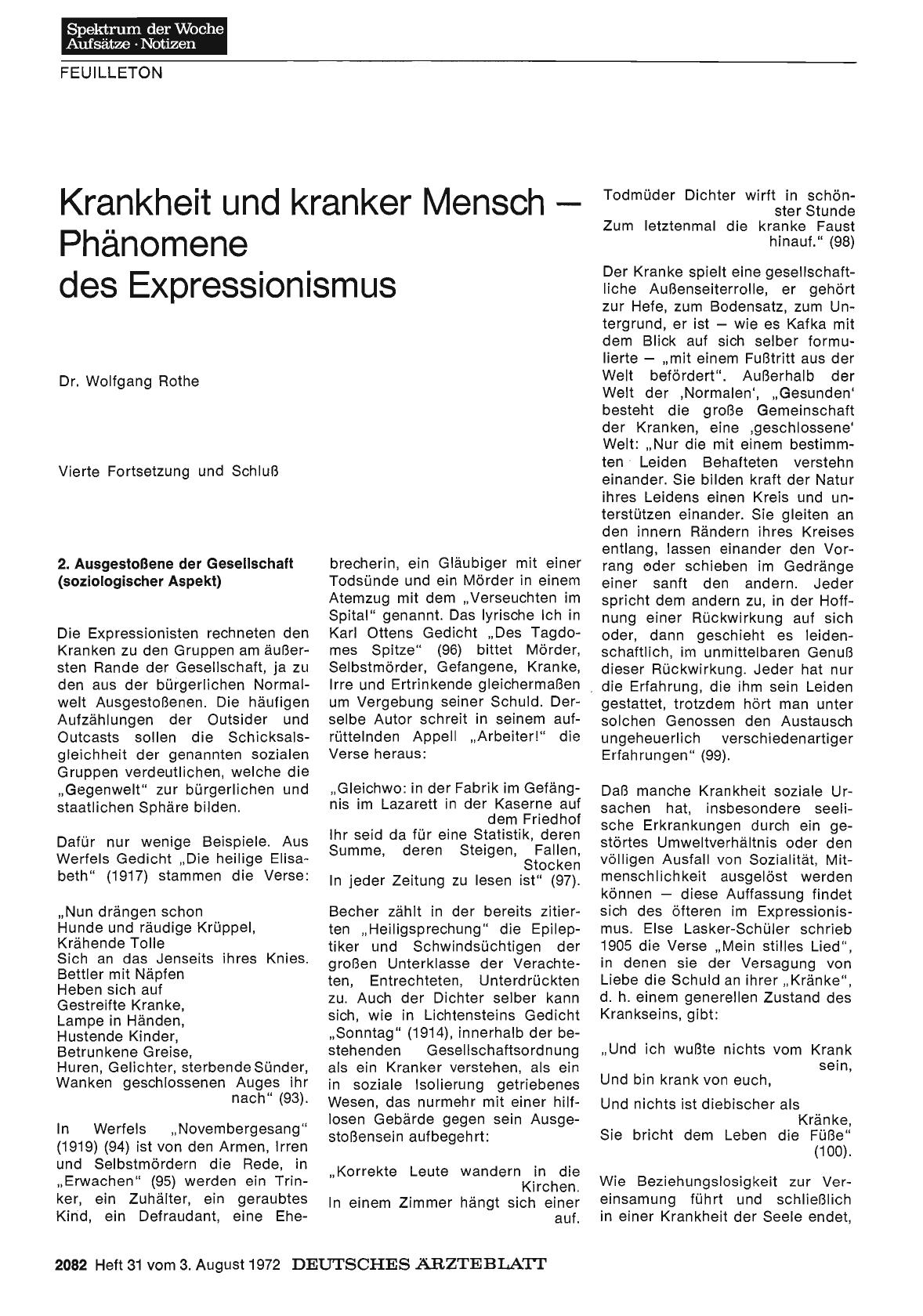 Vorschauseite 1: Krankheit und kranker Mensch: Phänomene des Expressionismus
