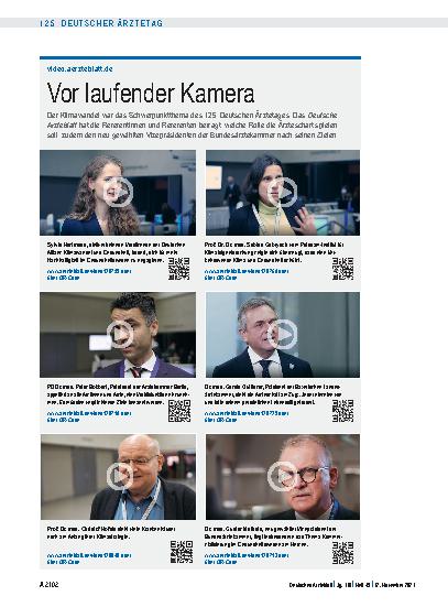 Vorschauseite 1: video.aerzteblatt.de: Vor laufender Kamera
