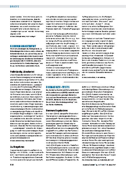 Vorschauseite 1: Klinikmanagement: Aufbegehren