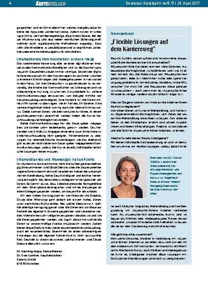 Vorschauseite 1: „Flexible Lösungen auf dem Karriereweg“