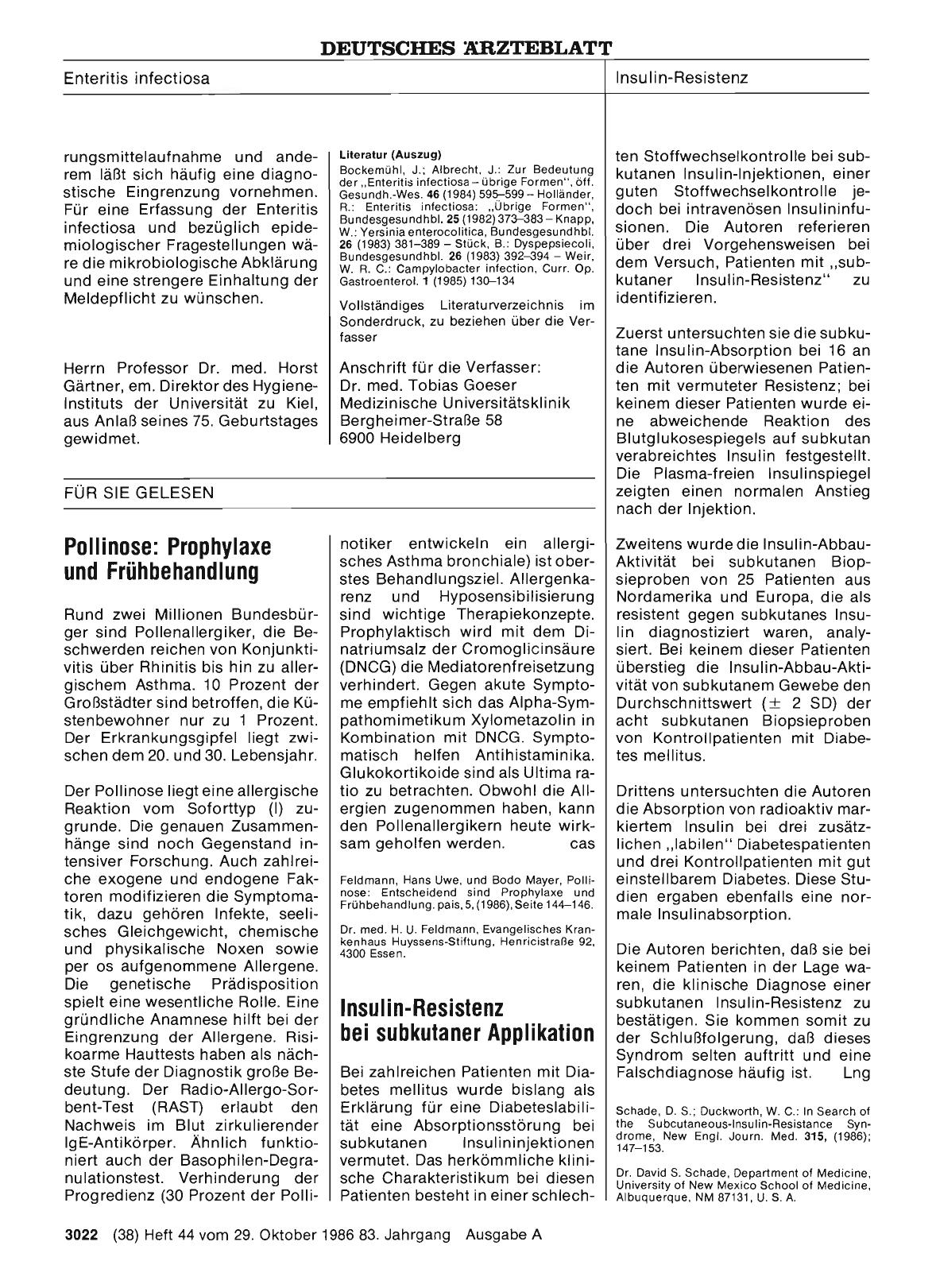 Vorschauseite 1: Pollinose: Prophylaxe und Frühbehandlung