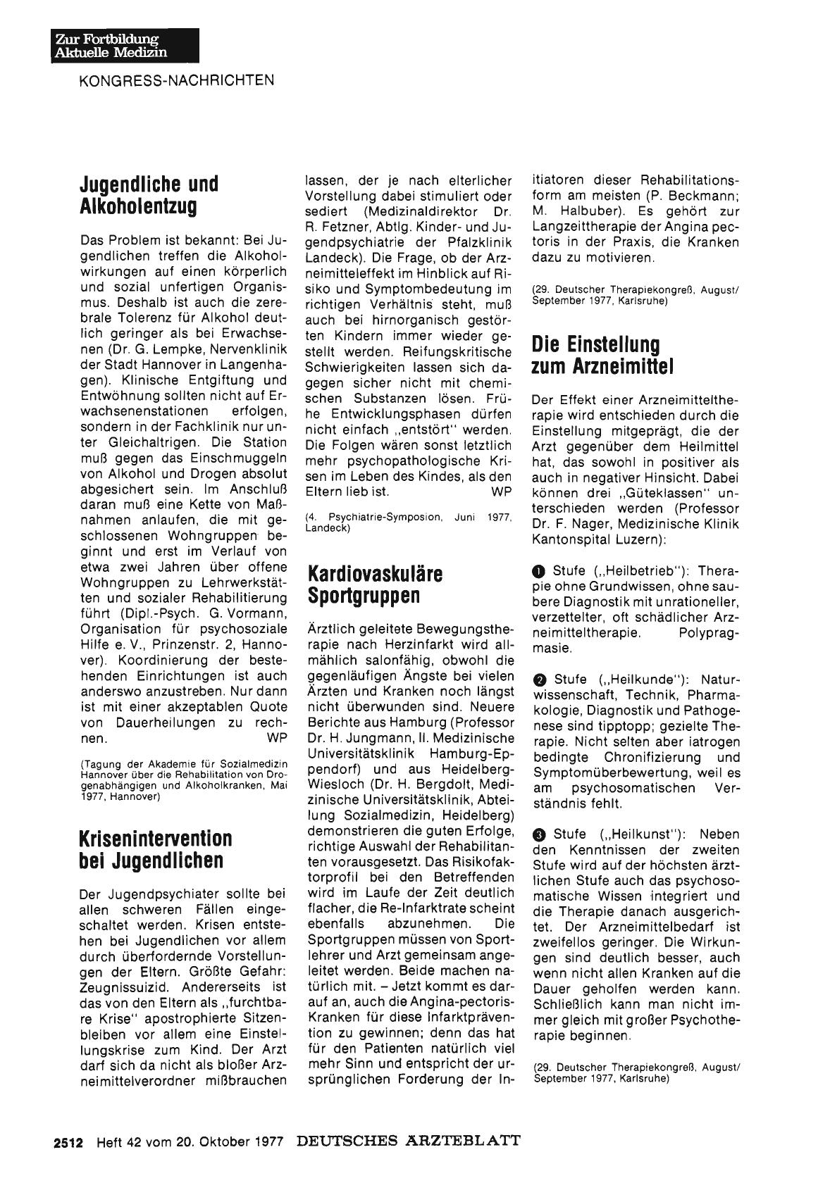 Vorschauseite 1: Jugendliche und Alkoholentzug
