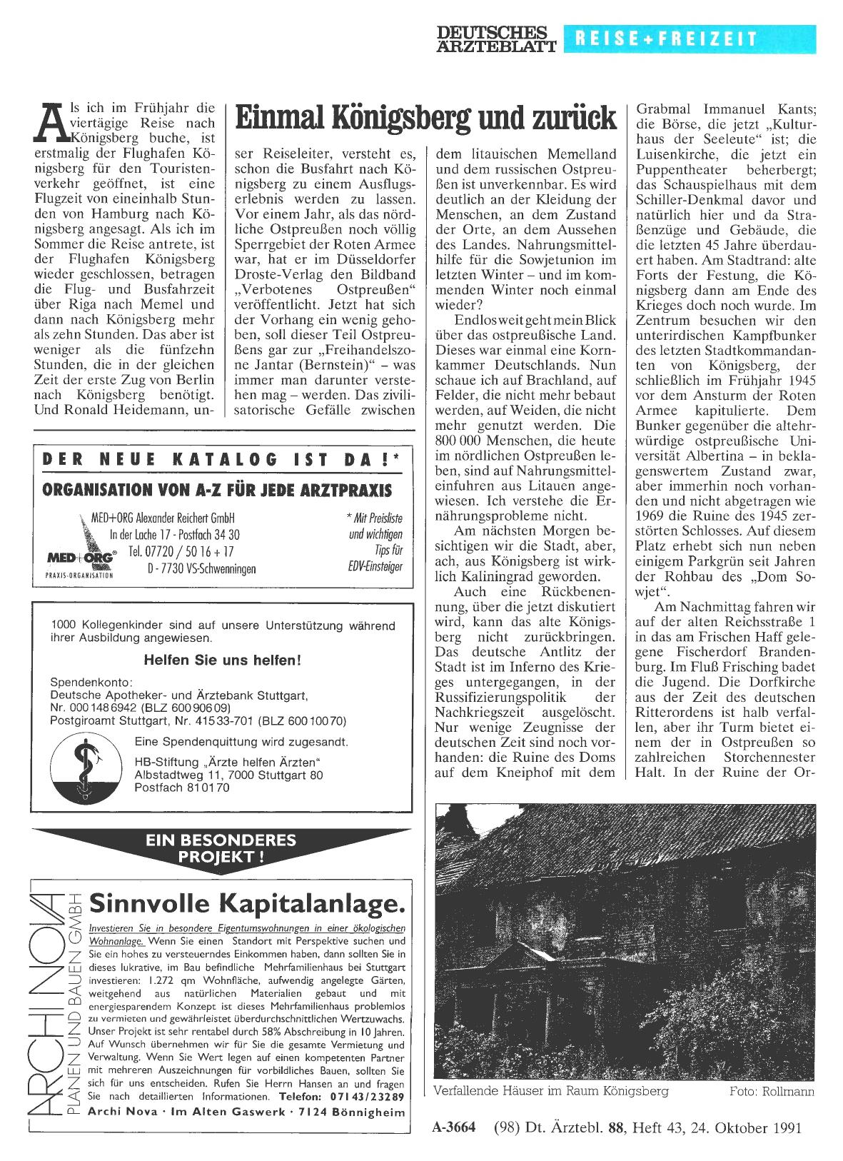 Vorschauseite 1: Einmal Königsberg und zurück