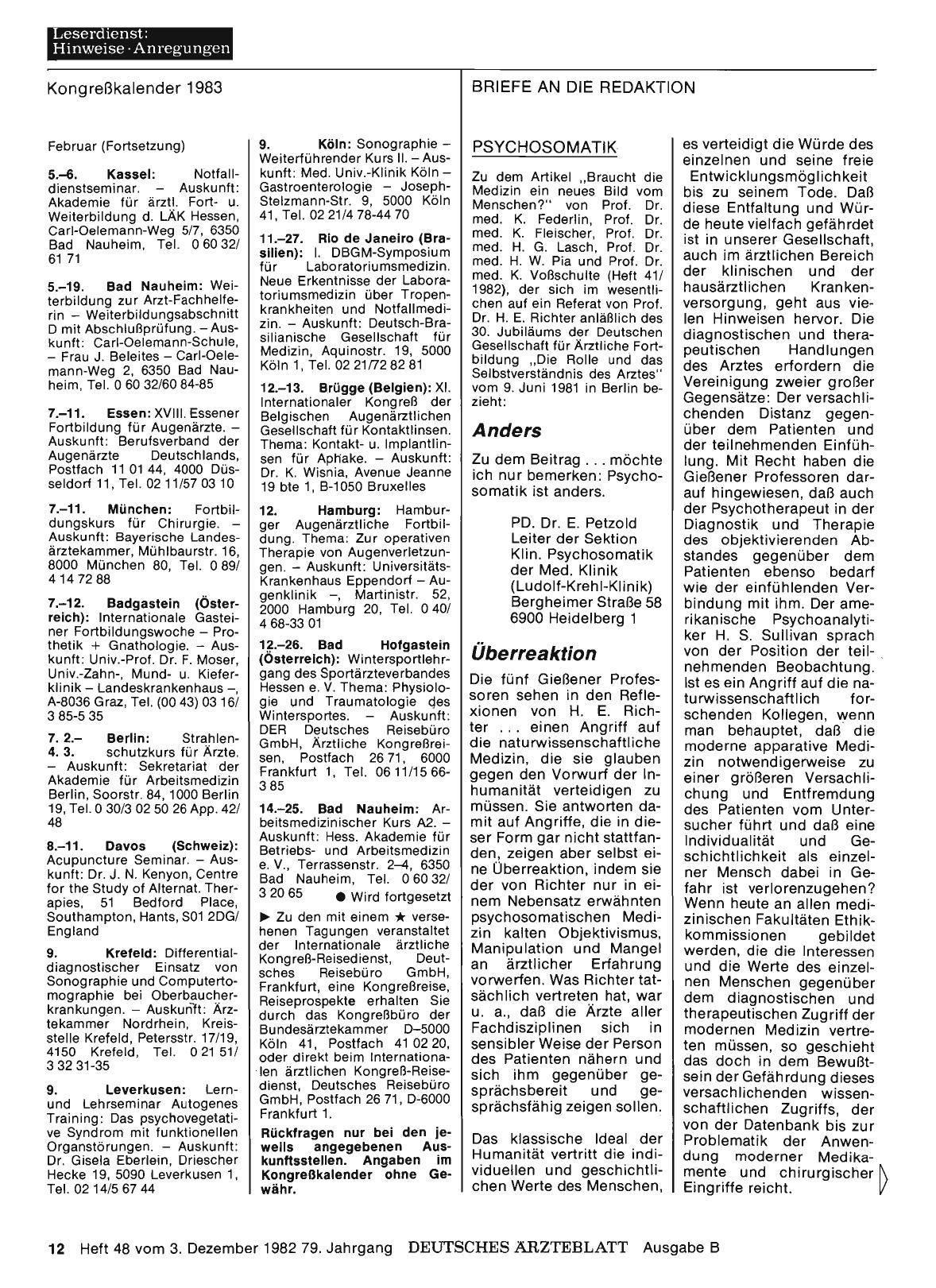 Vorschauseite 1: PSYCHOSOMATIK: Überreaktion