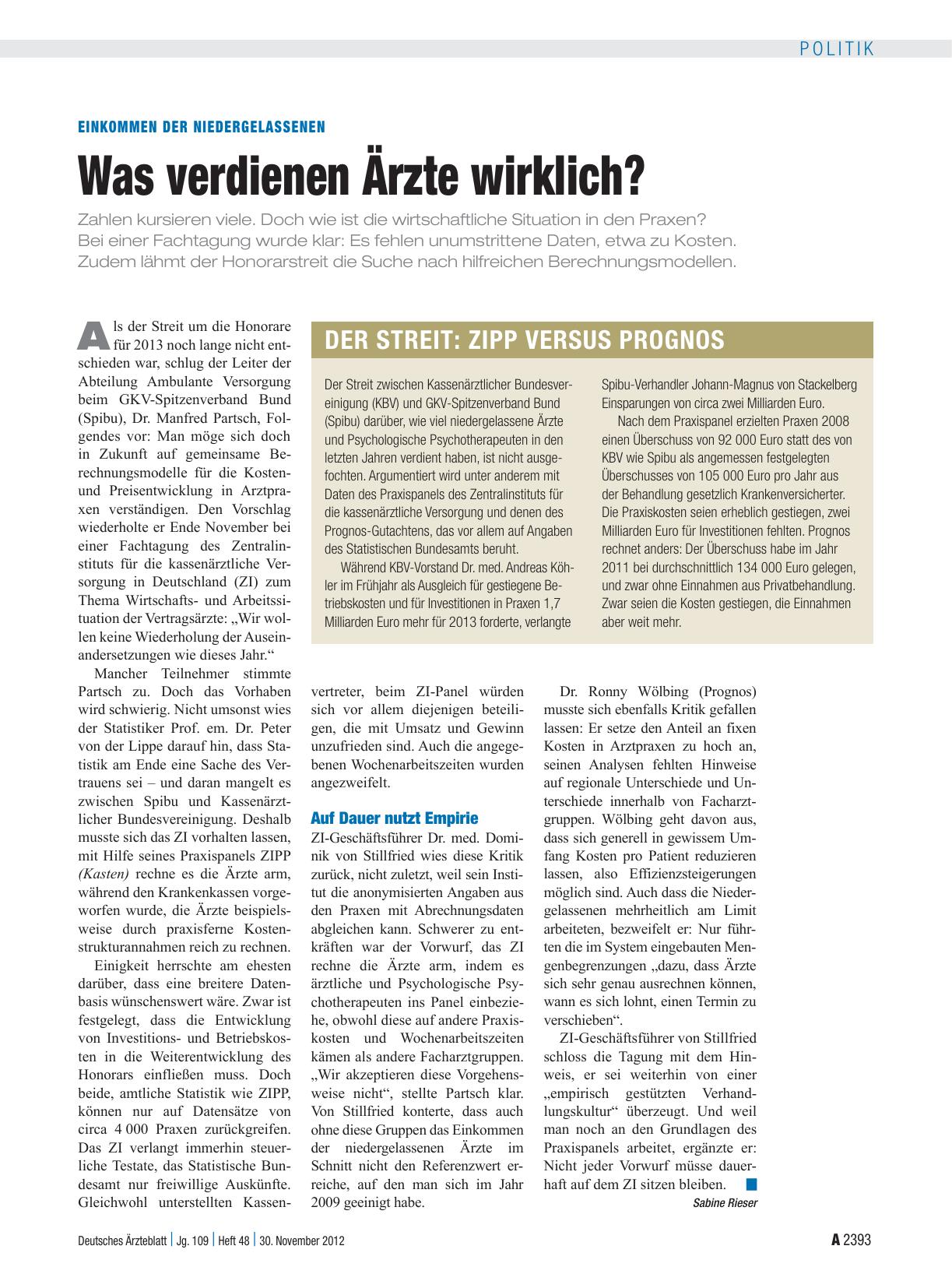 Vorschauseite 1: Einkommen der Niedergelassenen: Was verdienen Ärzte wirklich?