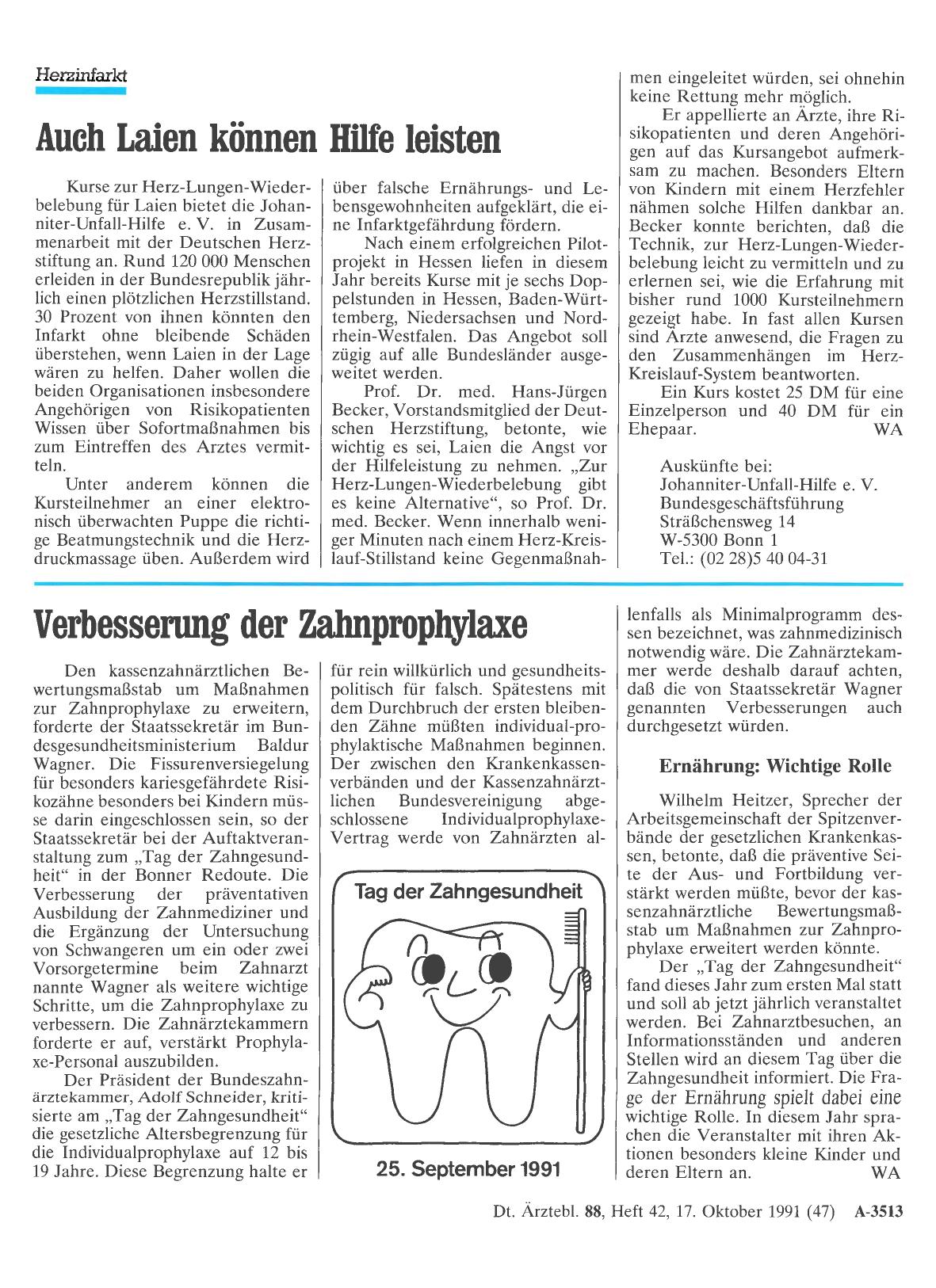 Vorschauseite 1: Herzinfarkt: Auch Laien können Hilfe leisten