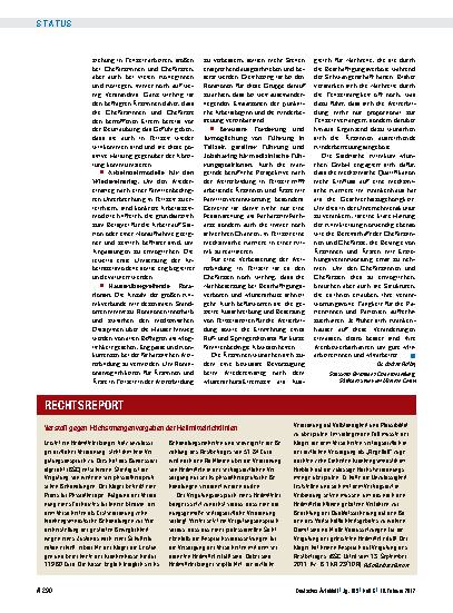 Vorschauseite 1: Verstoß gegen Höchstmengenvorgaben der Heilmittelrichtlinien