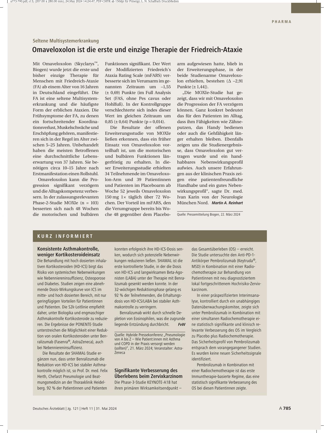 Vorschauseite 1: Kurz informiert.