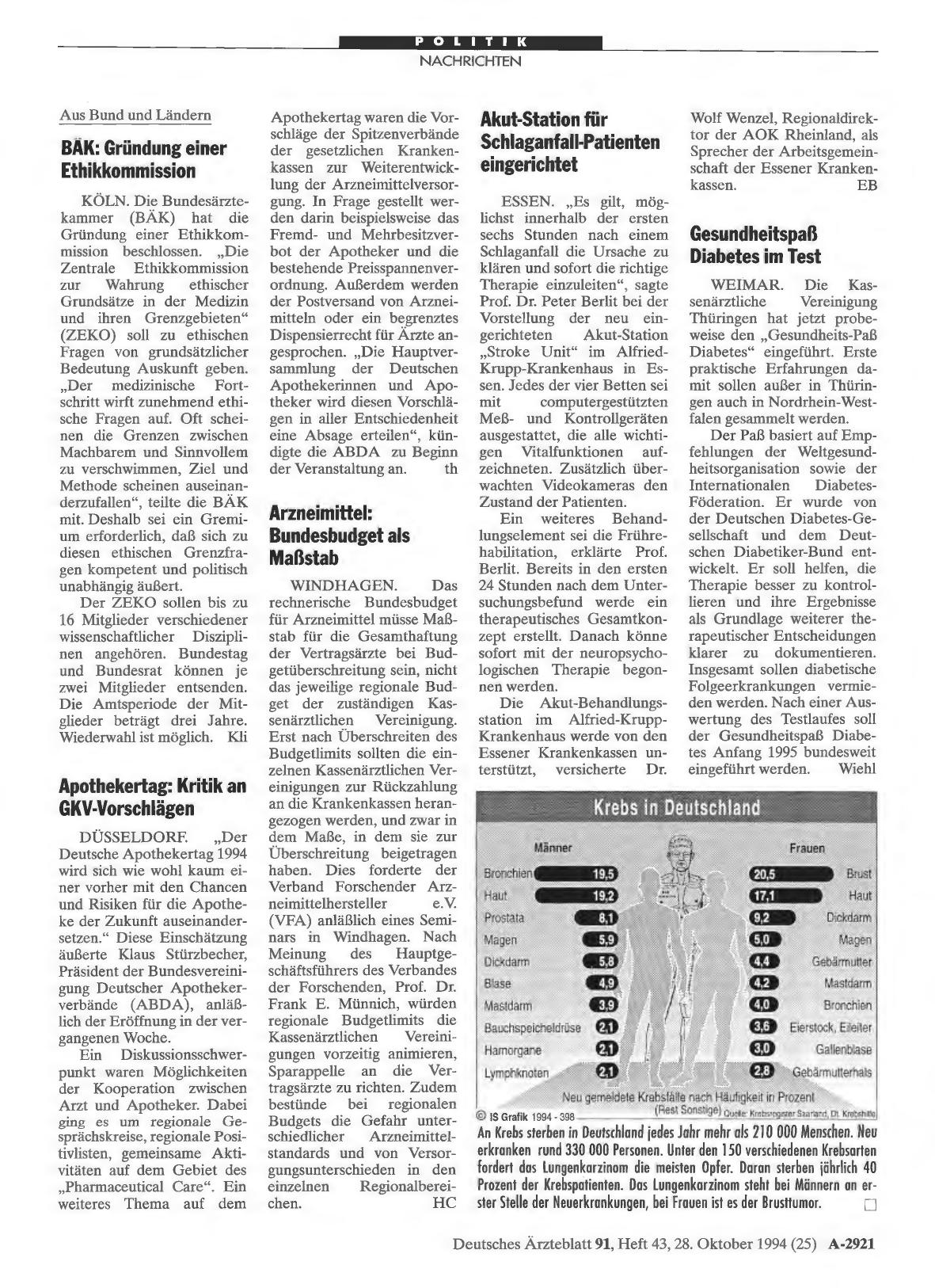Vorschauseite 1: Akut-Station für Schlaganfall-Patienten eingerichtet