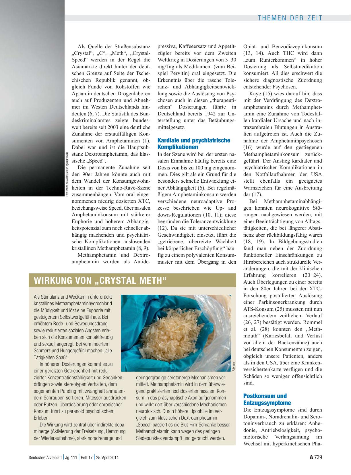 Vorschauseite 2: Illegale Drogen – „Crystal Meth“: Enormes Suchtpotenzial
