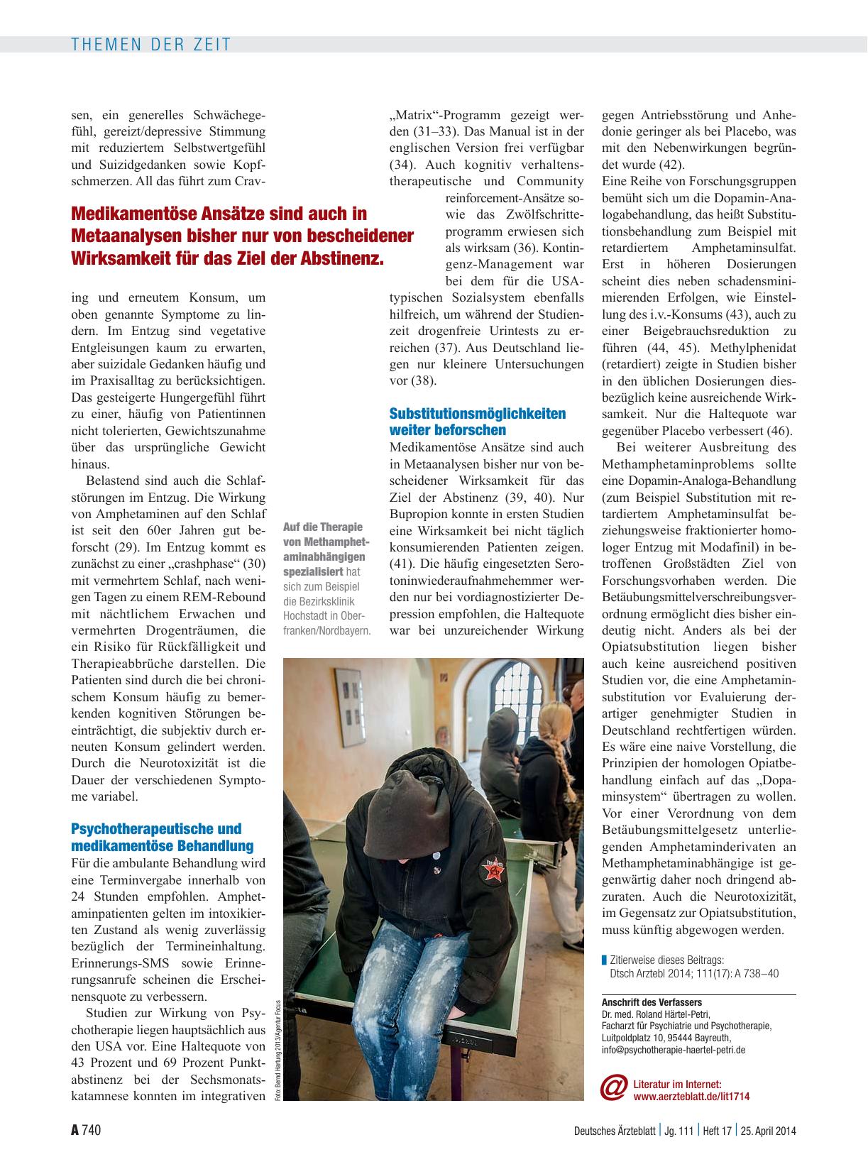 Vorschauseite 3: Illegale Drogen – „Crystal Meth“: Enormes Suchtpotenzial