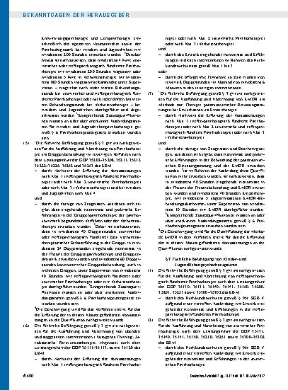 Vorschauseite 4: Vereinbarung über die Anwendung von Psychotherapie in der vertragsärztlichen Versorgung (Psychotherapie-Vereinbarung)