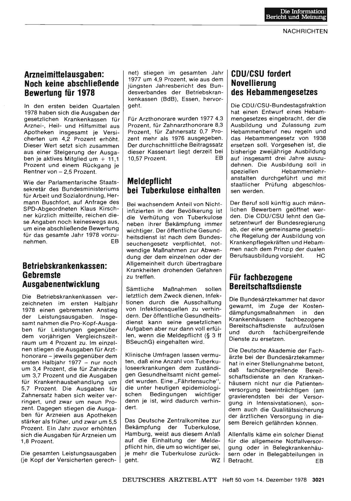 Vorschauseite 1: Betriebskrankenkassen: Gebremste Ausgabenentwicklung