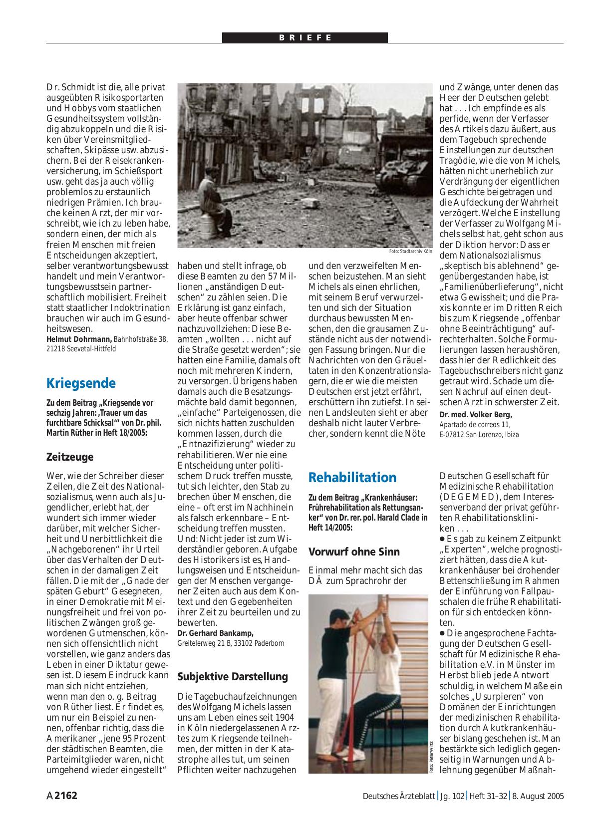 Vorschauseite 1: Kriegsende: Subjektive Darstellung