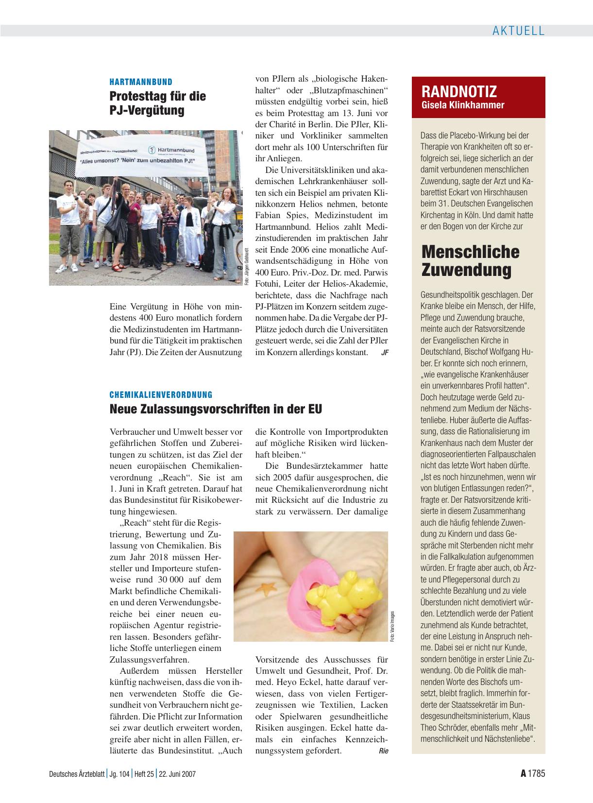 Vorschauseite 1: Chemiekalienverordnung: Neue Zulassungsvorschriften in der EU