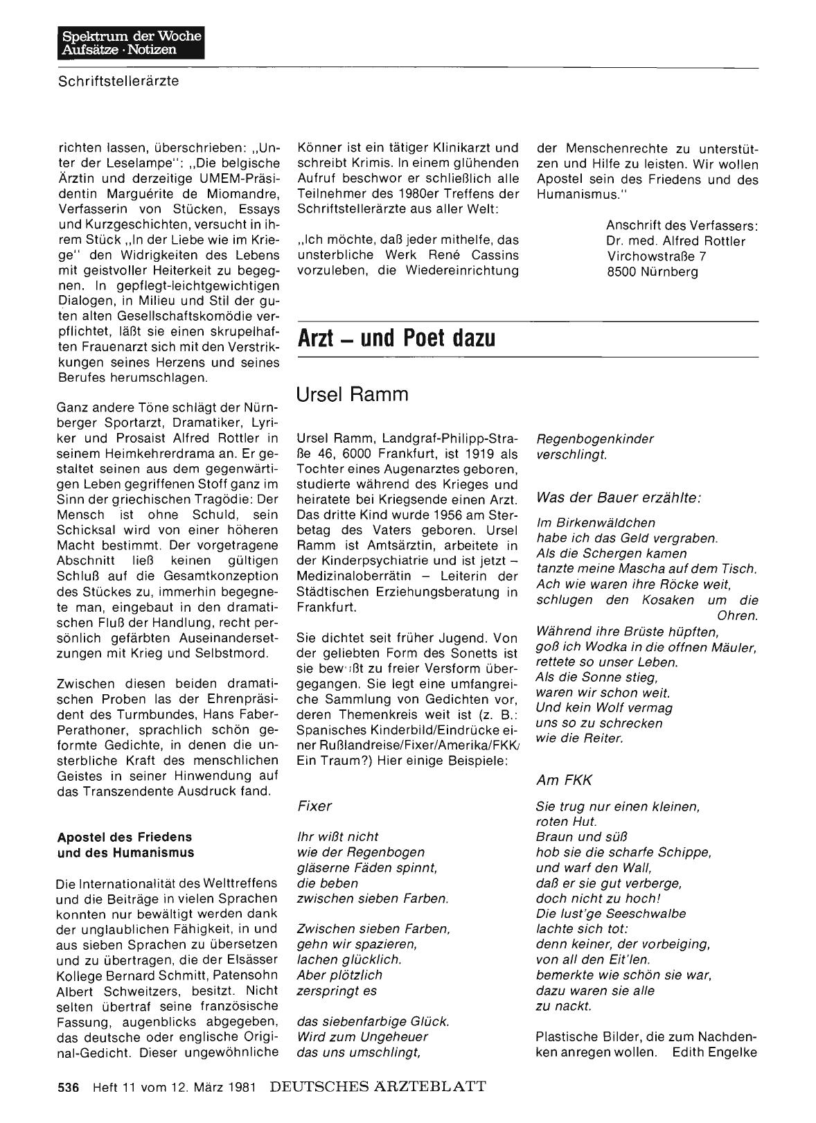 Vorschauseite 1: Ursel Ramm