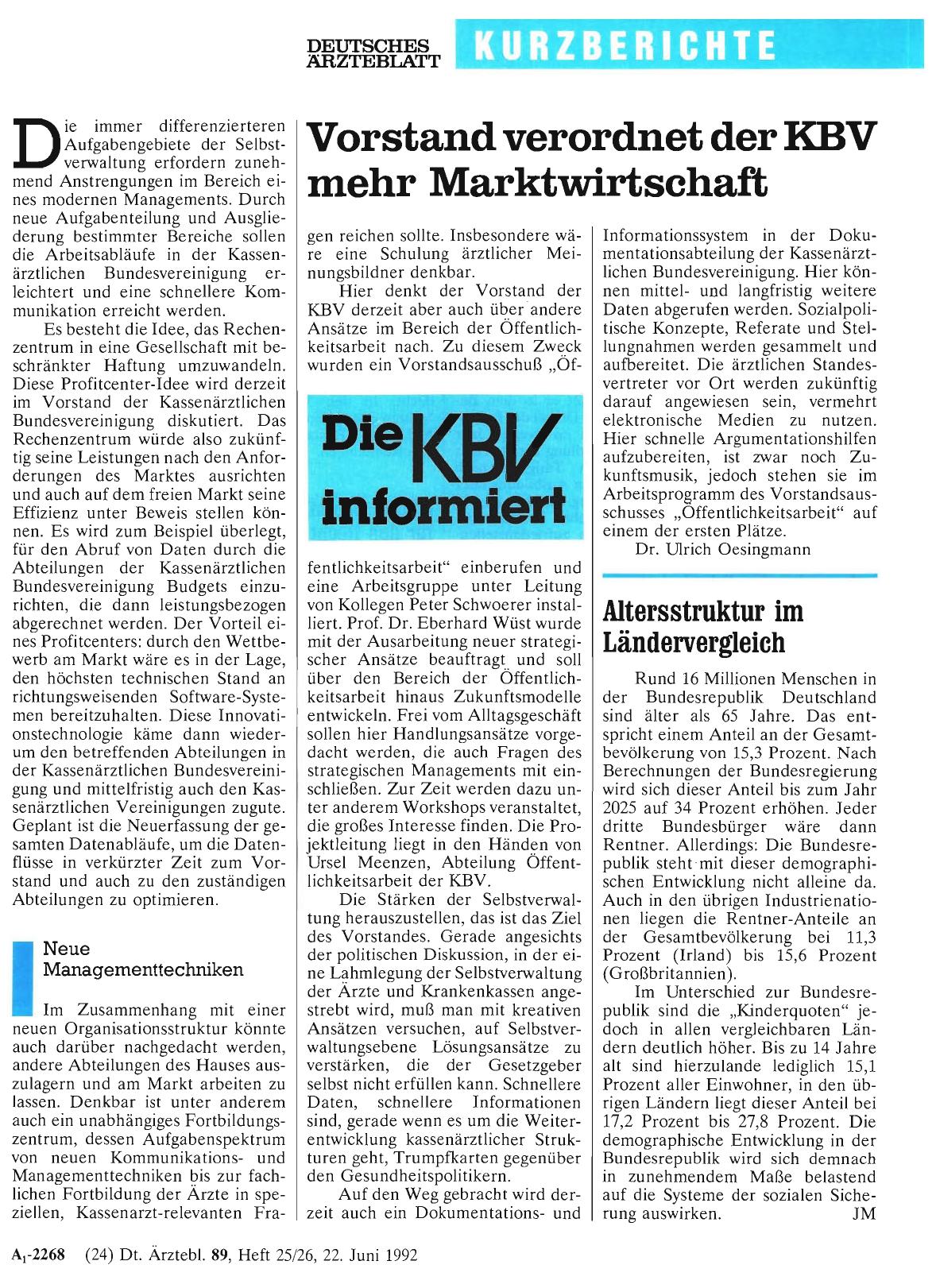 Vorschauseite 1: Altersstruktur im Ländervergleich