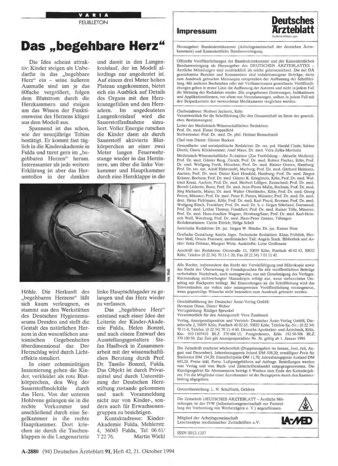Vorschauseite 1: Das „begehbare Herz“