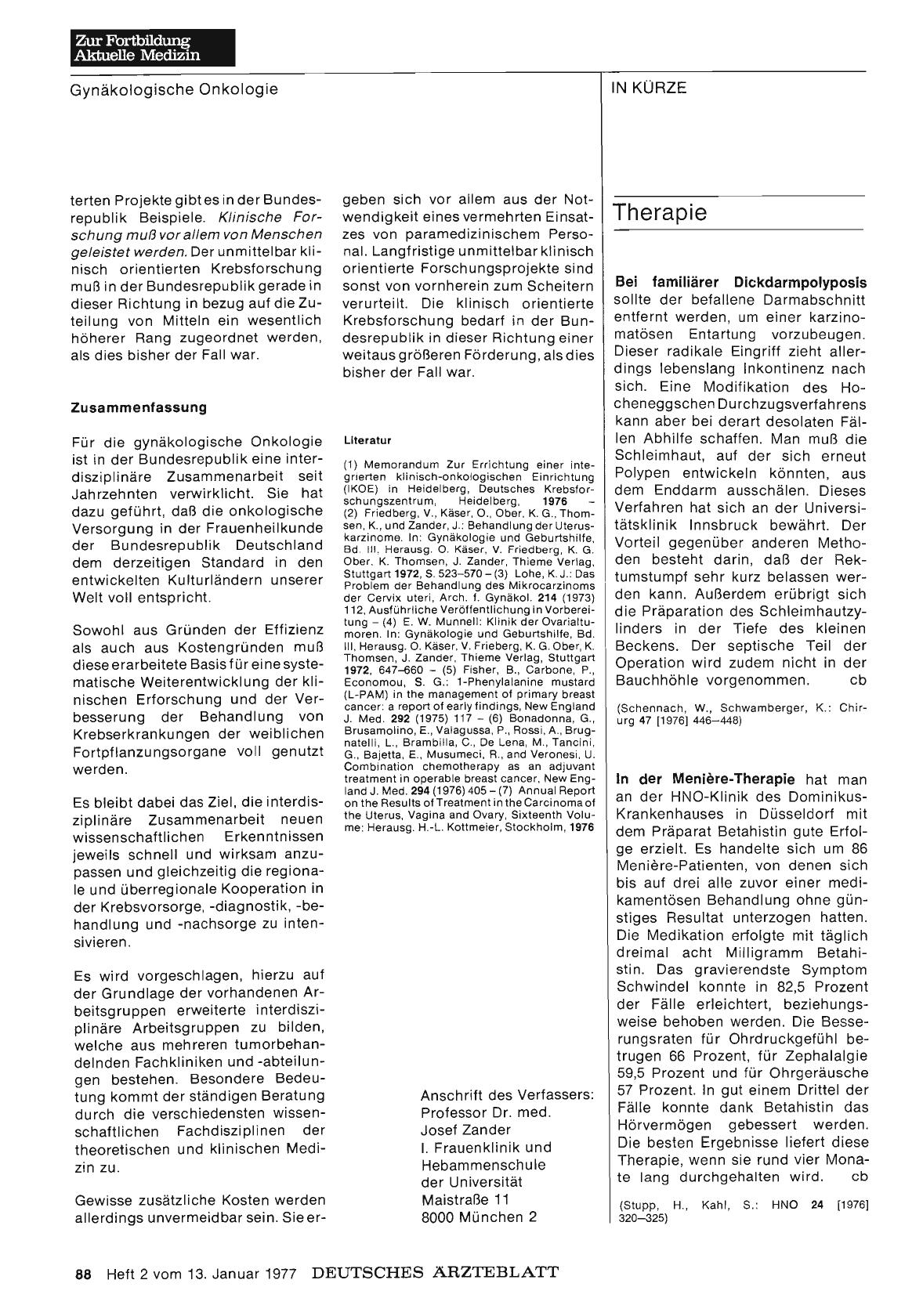 Vorschauseite 1: Therapie
