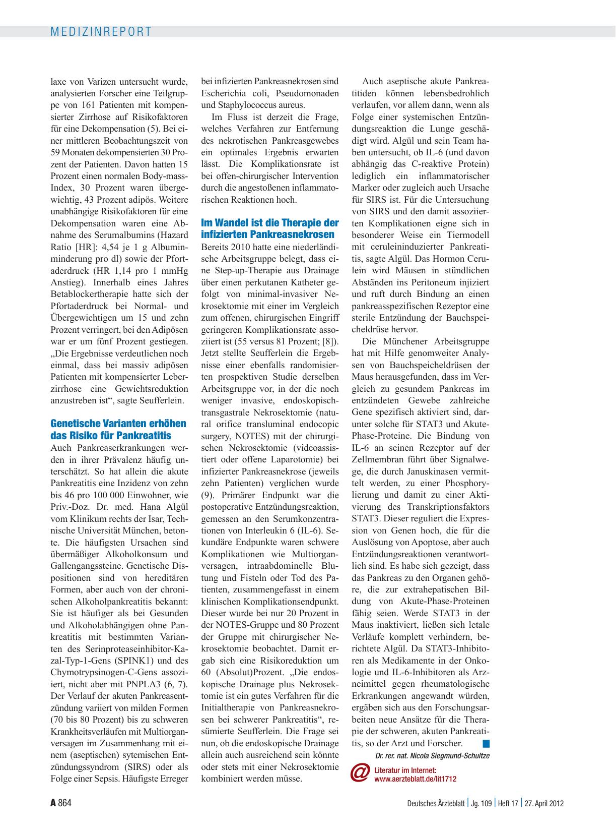 Vorschauseite 2: Gastroenterologie: Wie sich Therapien fortentwickeln