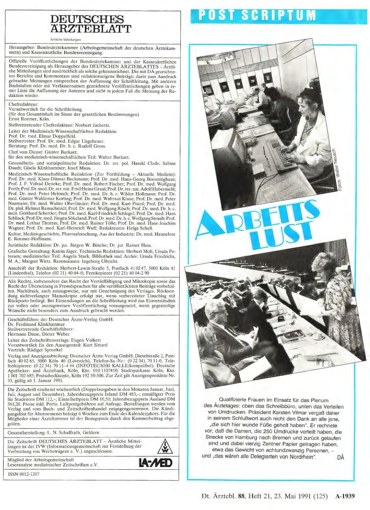 Vorschauseite 1: Arbeitslust
