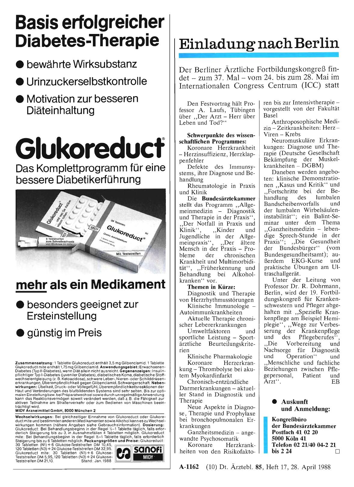 Vorschauseite 1: Einladung nach Berlin