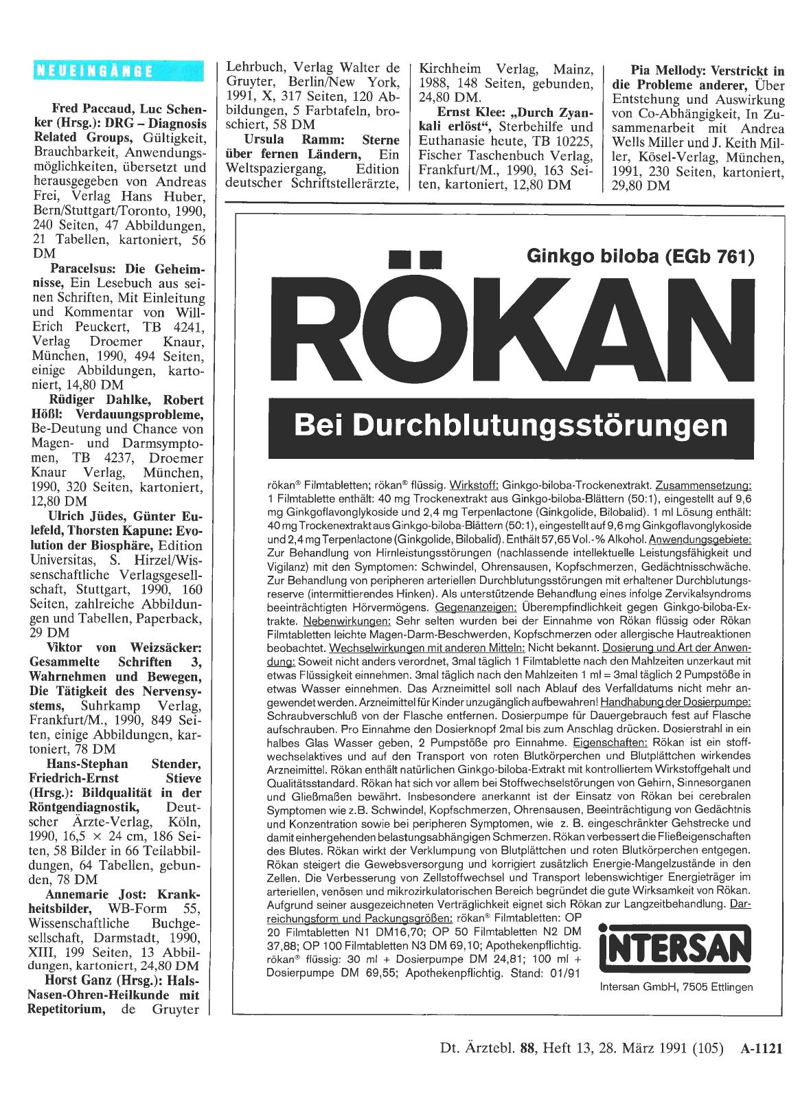 Vorschauseite 1: Neueingänge