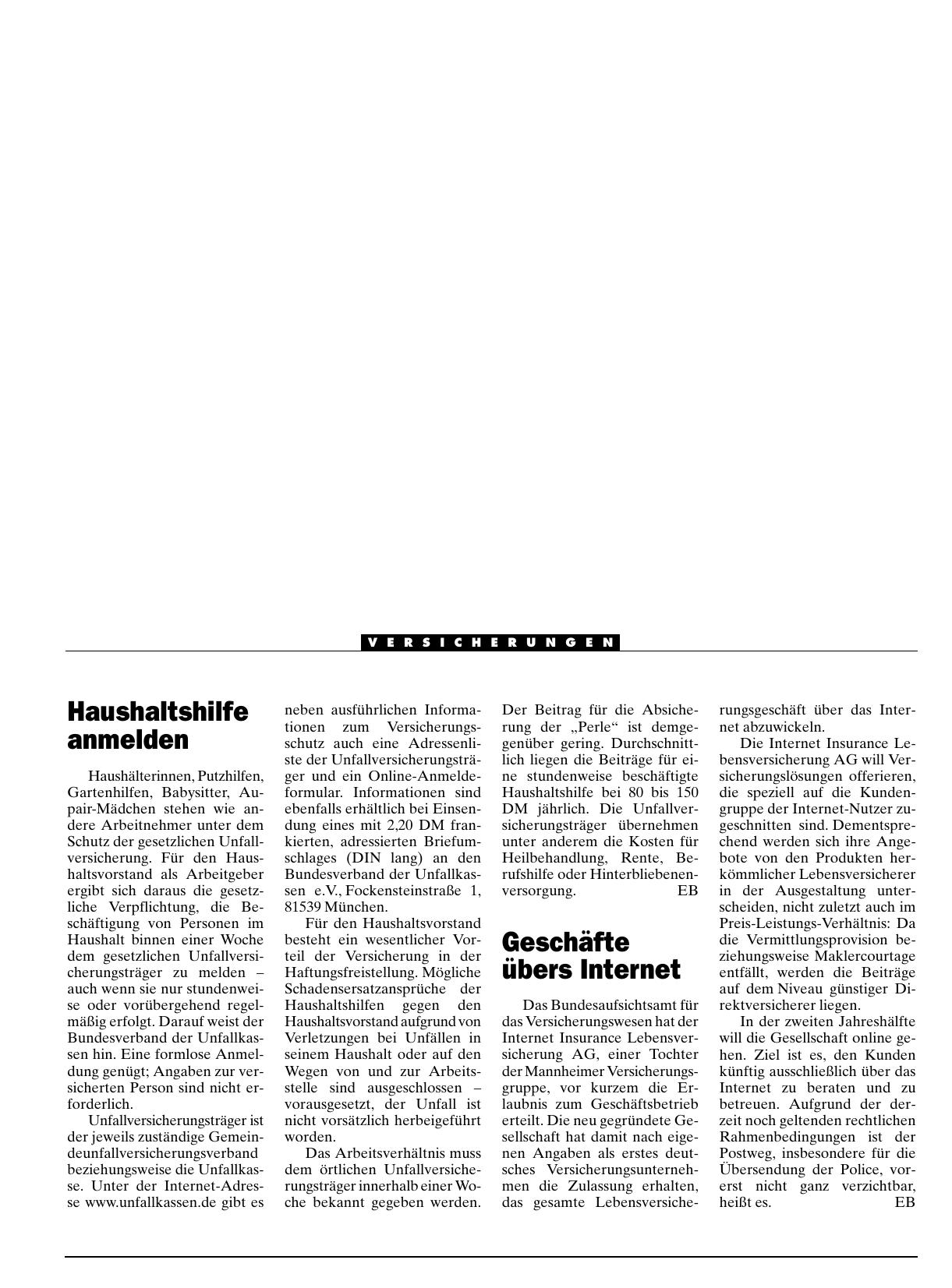 Vorschauseite 1: Haushaltshilfe anmelden