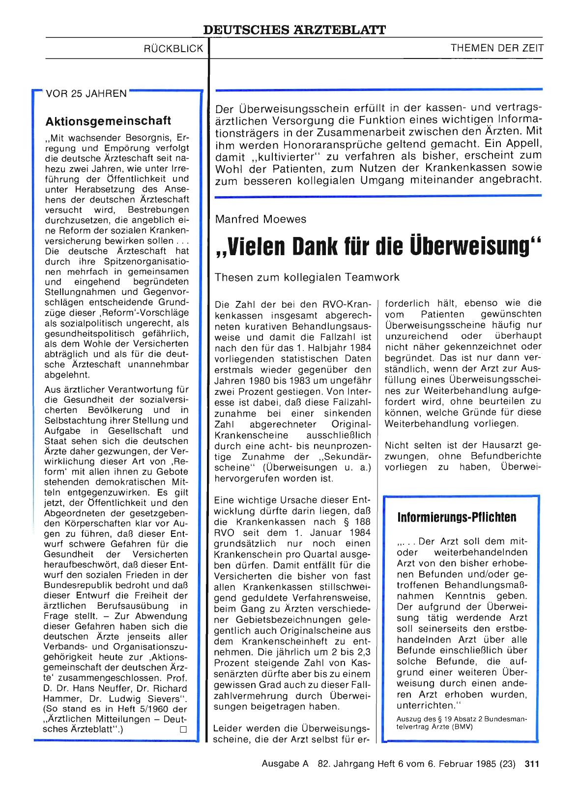 Vorschauseite 1: „Vielen Dank für die Überweisung„ Thesen zum kollegialen Teamwork