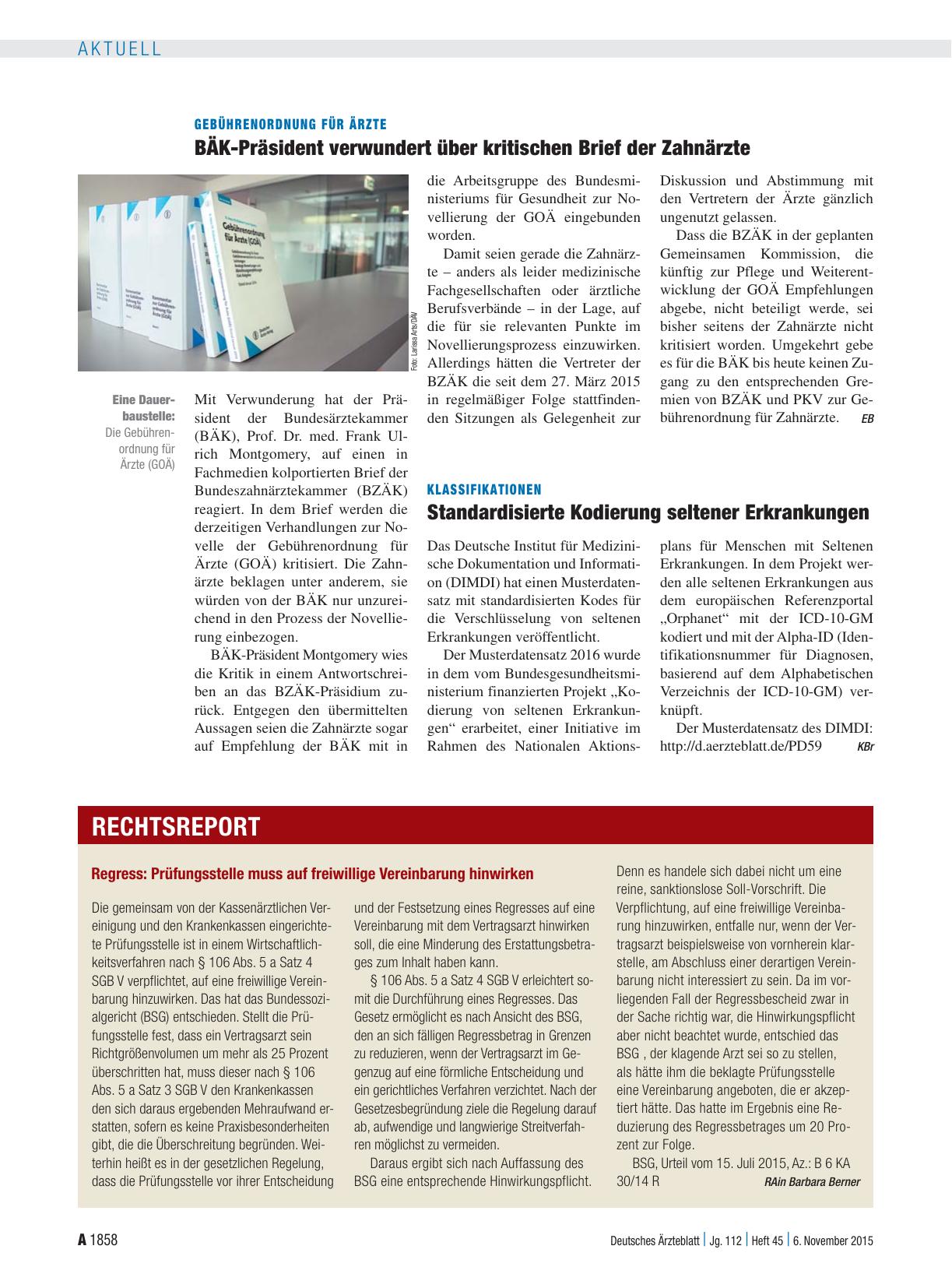 Vorschauseite 1: Klassifikationen: Standardisierte Kodierung seltener Erkrankungen