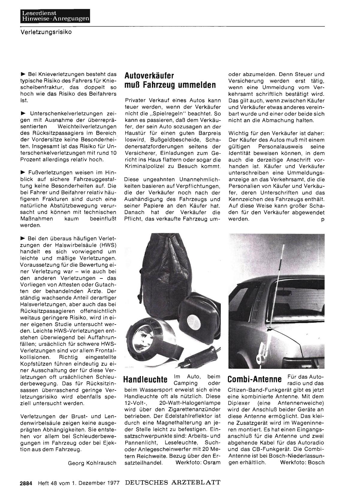 Vorschauseite 1: Autoverkäufer muß Fahrzeug ummelden