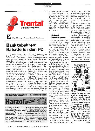 Vorschauseite 1: Bankgebühren: Rabatte für den PC