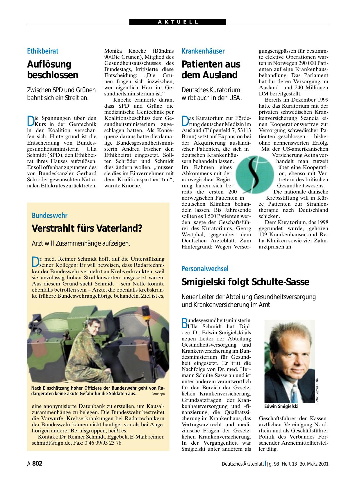 Vorschauseite 1: Krankenhäuser: Patienten aus dem Ausland
