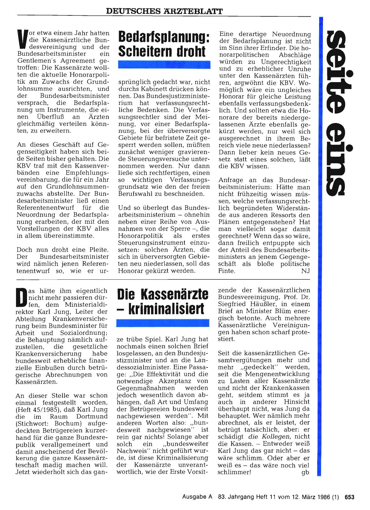 Vorschauseite 1: Bedarfsplanung: Scheitern droht