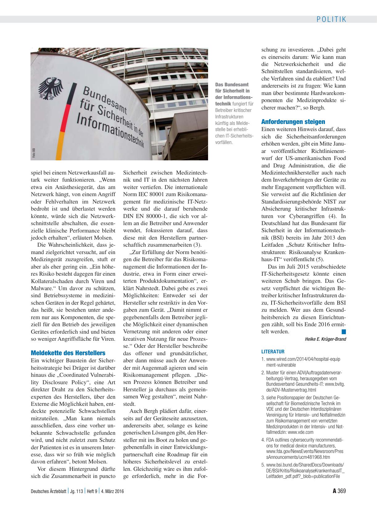 Vorschauseite 5: Medizinische IT-Netzwerke: Cybersicherheit als Herausforderung
