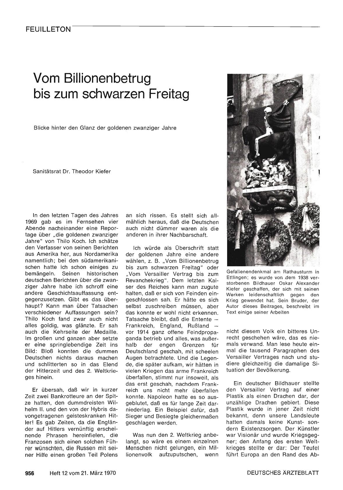 Vorschauseite 1: Vom Billionenbetrug bis zum schwarzen Freitag