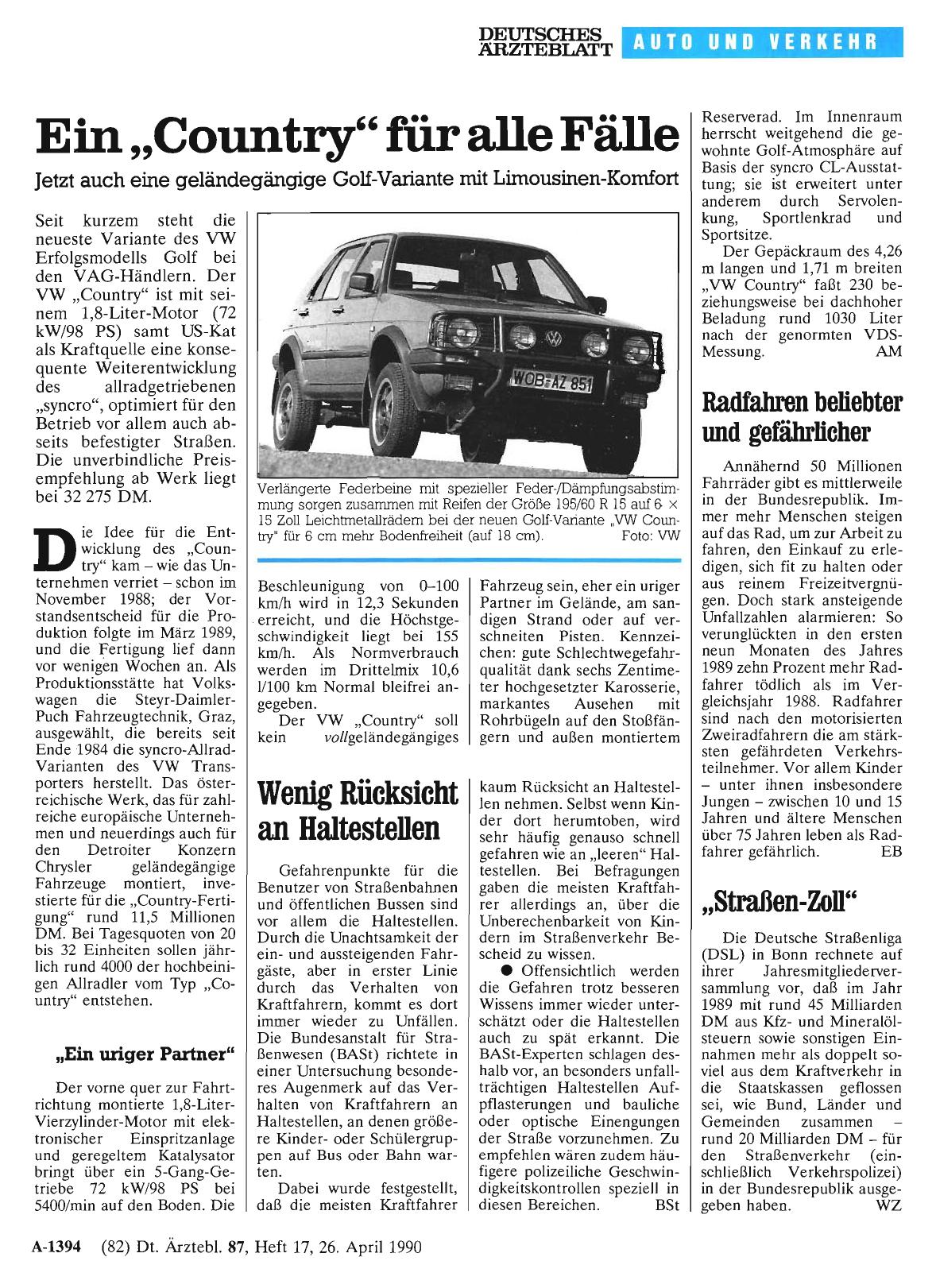 Vorschauseite 1: „Straßen-Zoll“