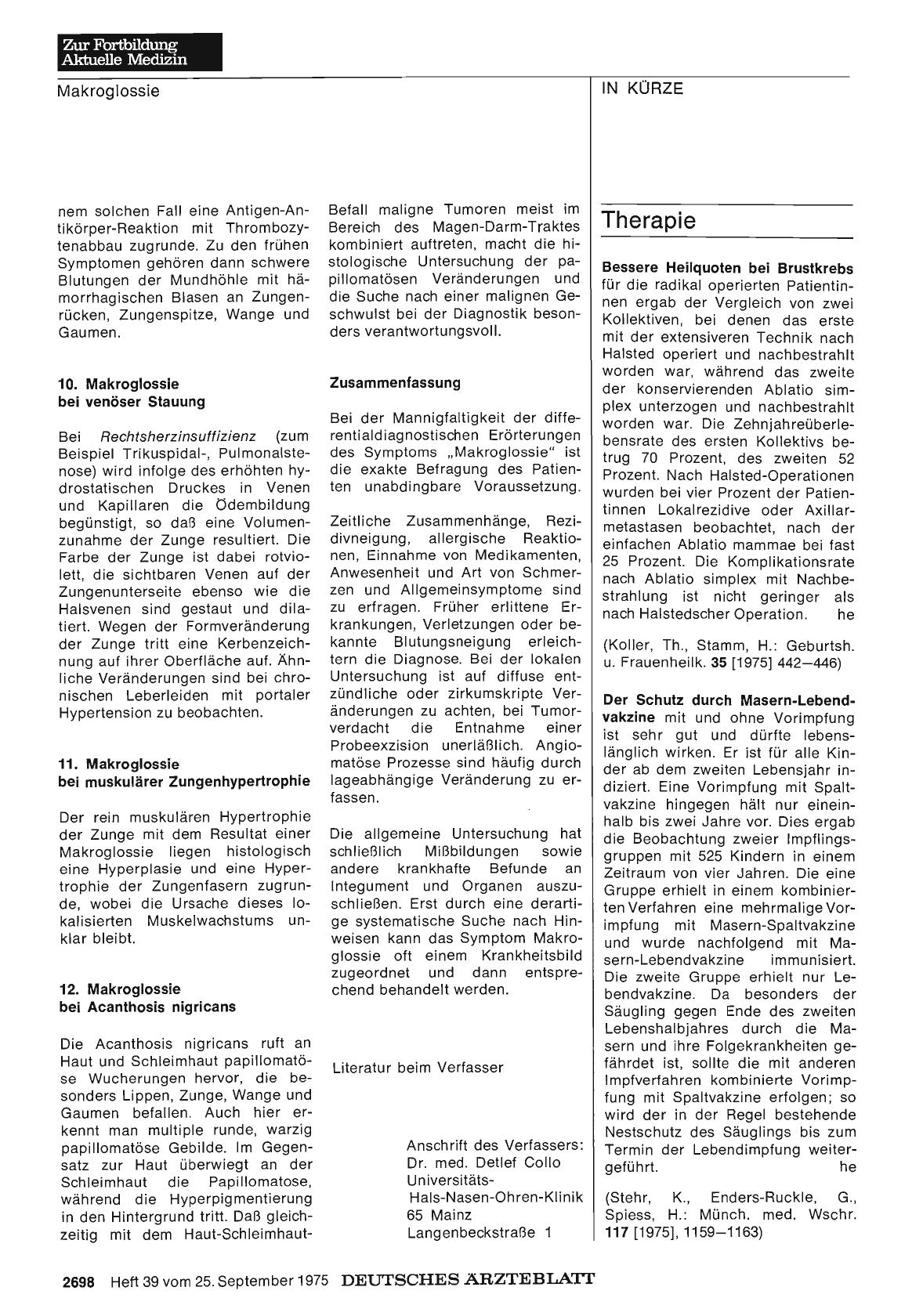 Vorschauseite 1: Therapie