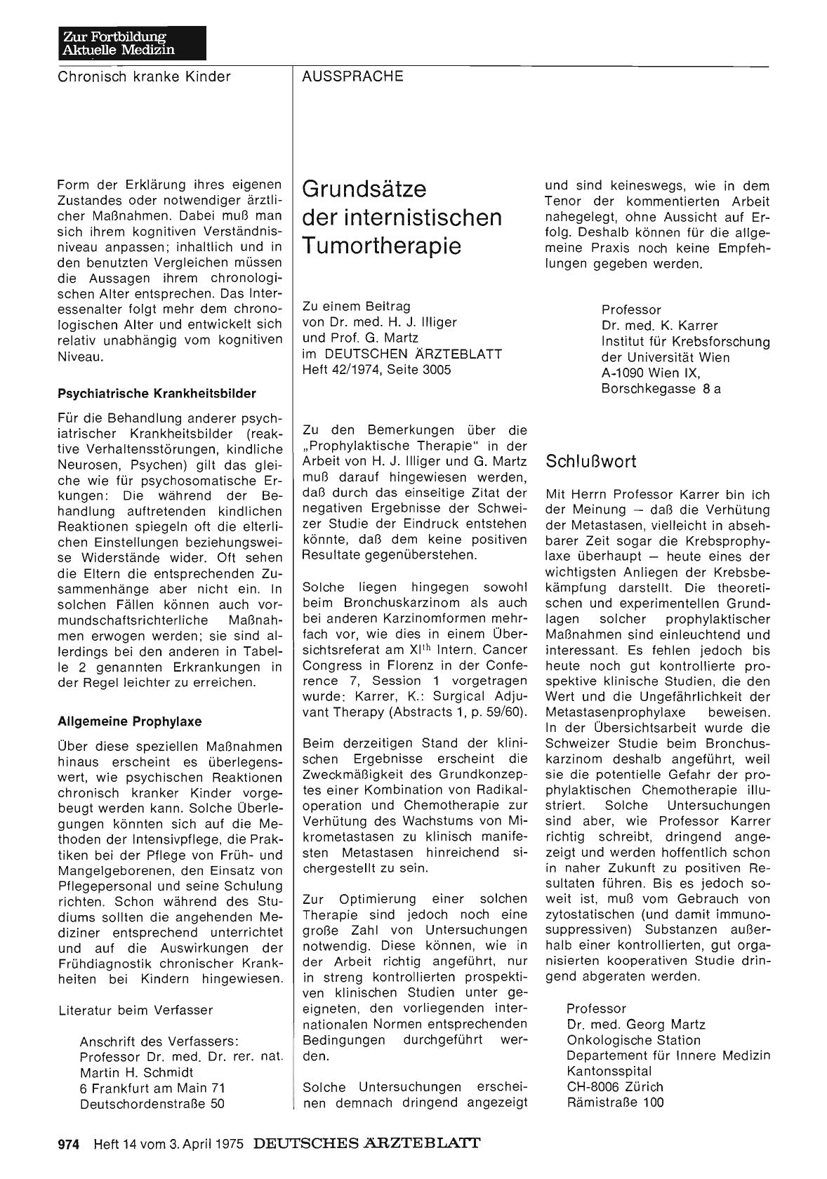 Vorschauseite 1: Grundsätze der internistischen Tumortherapie