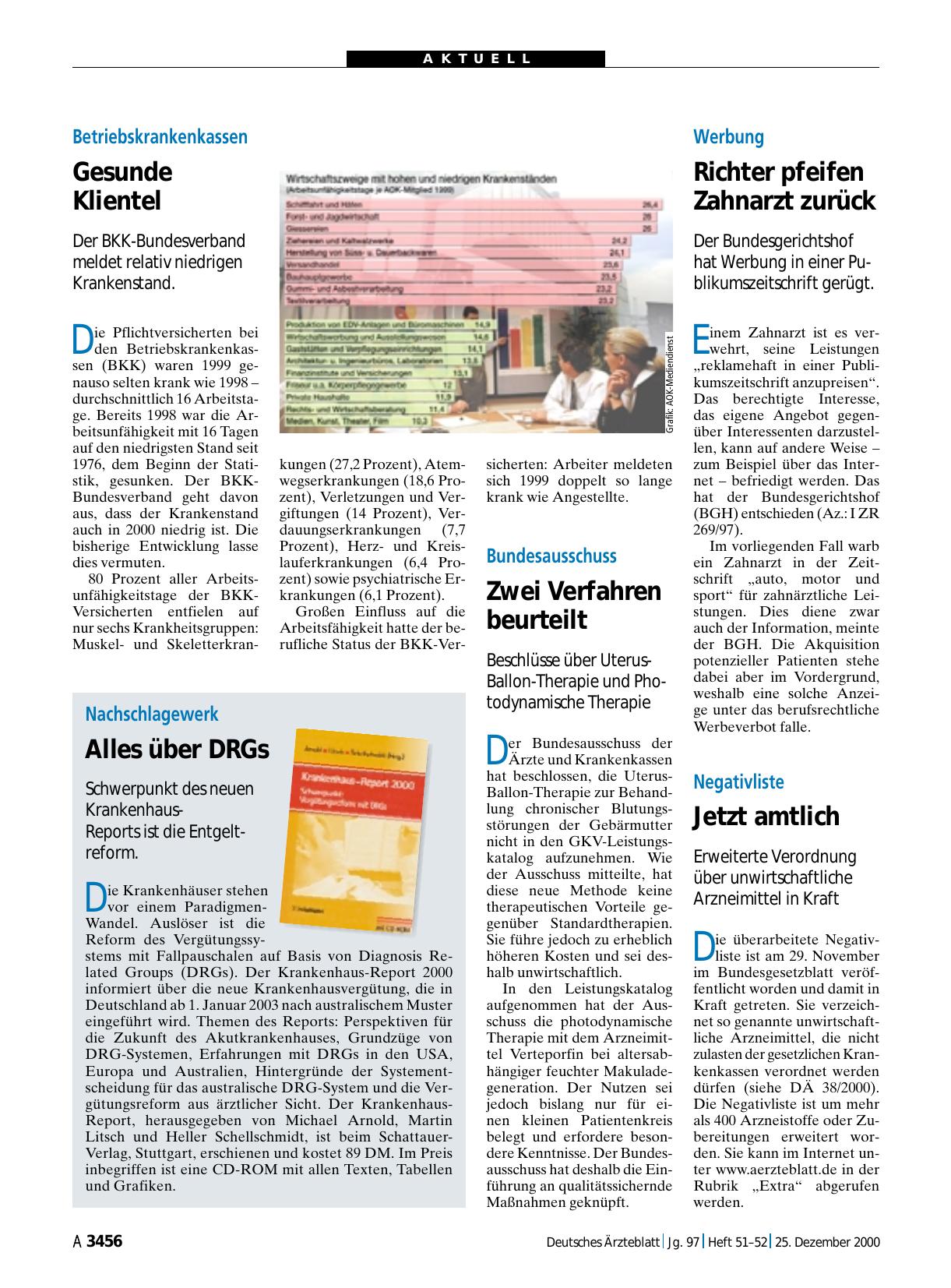 Vorschauseite 1: Nachschlagewerk: Alles über DRGs