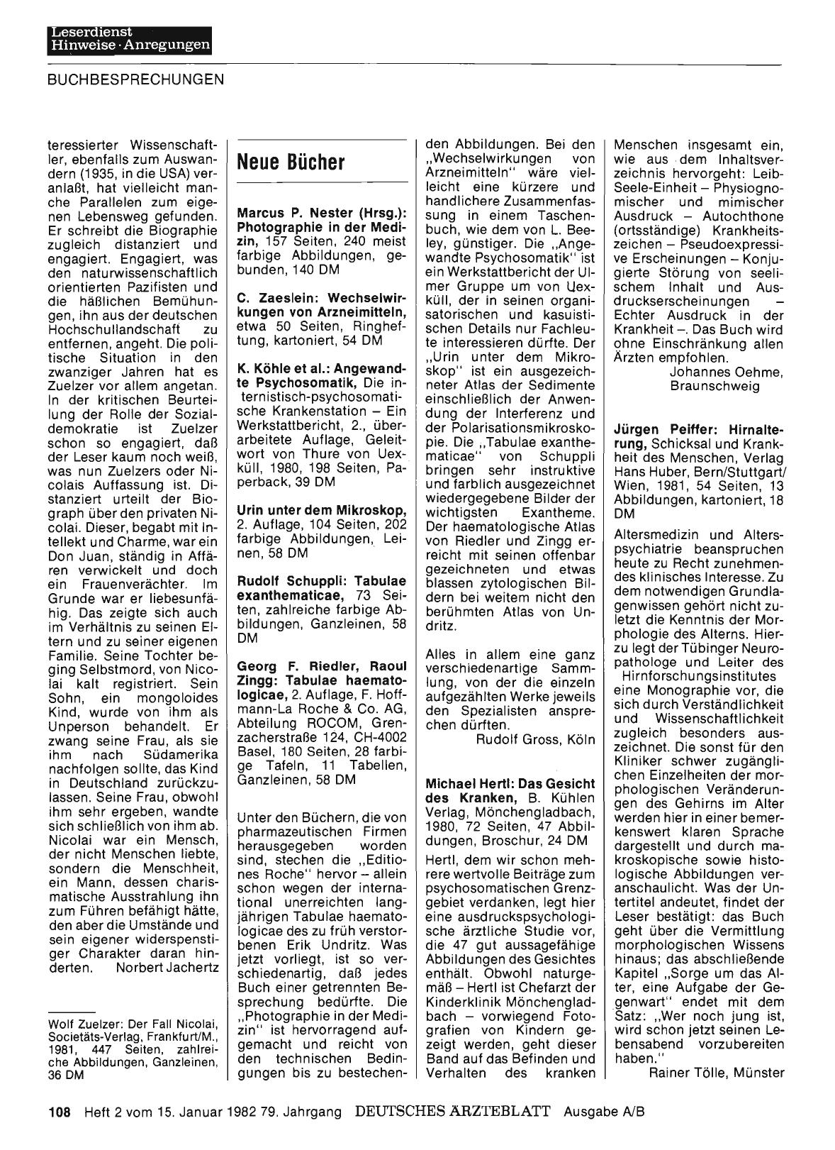 Vorschauseite 1: Neue Bücher