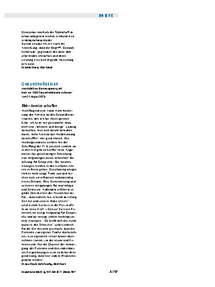 Vorschauseite 1: Gesundheitskiosk: Mehr Anreize schaffen