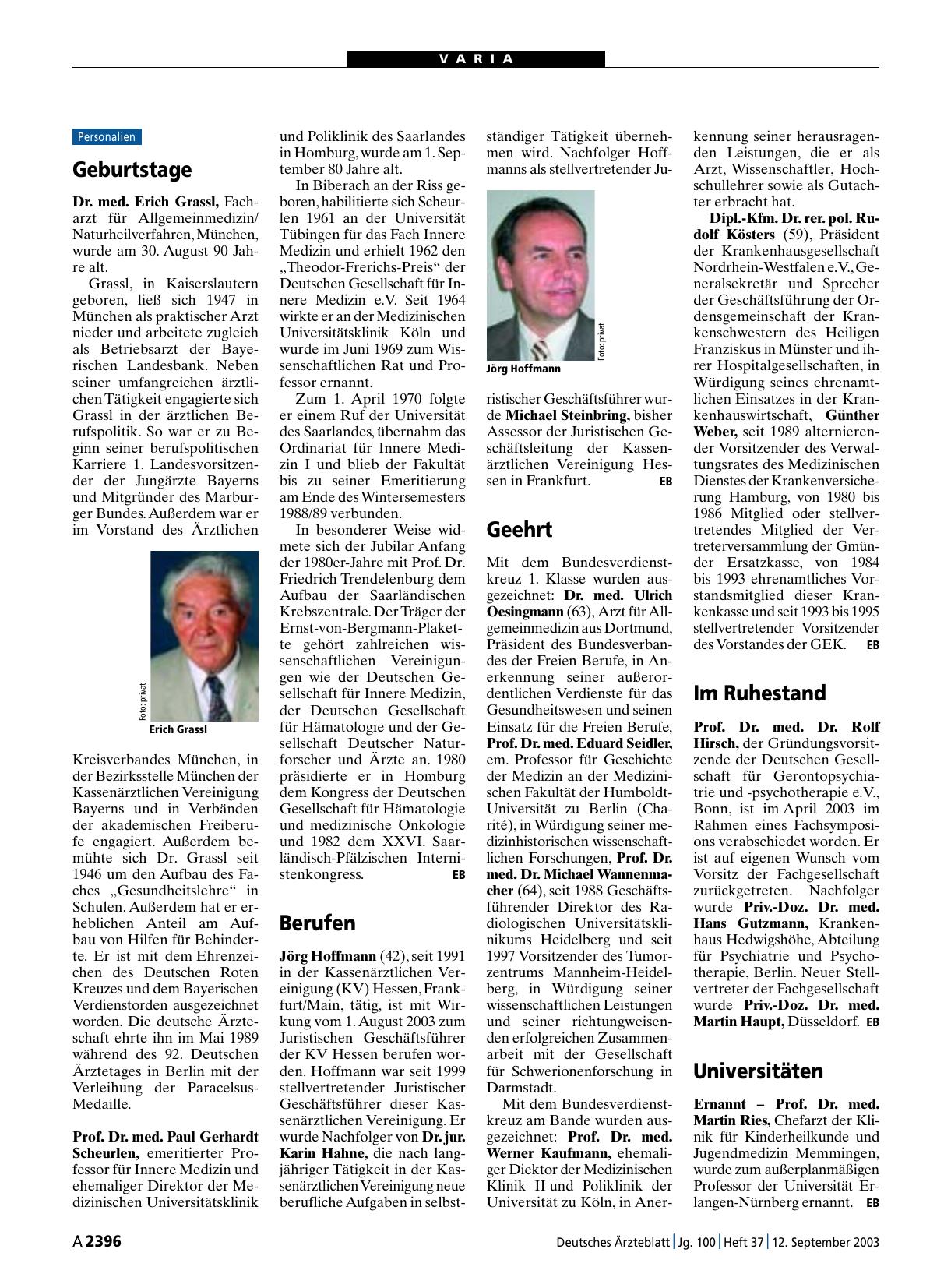 Vorschauseite 1: Geehrt