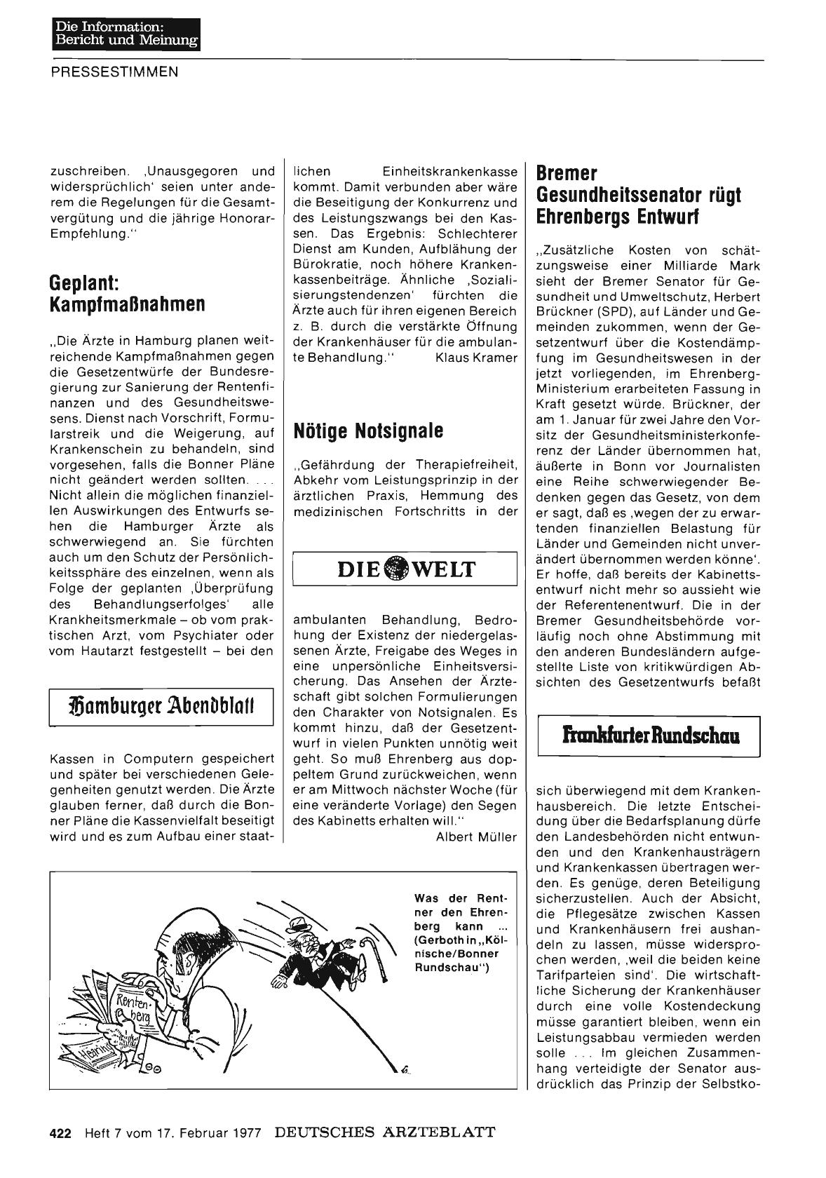 Vorschauseite 1: Nötige Notsignale